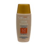 ضد آفتاب رنگی واترژل سولاریس آردن SPF 50 با بافت سبک، پوشش طبیعی، مناسب انواع پوست و محافظت بالا در برابر اشعه‌های UVA و UVB