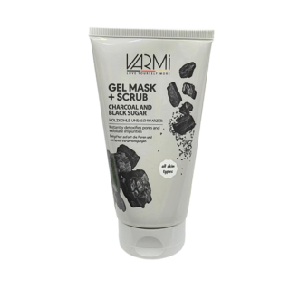 ماسک ژلی و اسکراب زغال وارمی، پاکسازی عمیق منافذ، لایه‌برداری ملایم و کنترل چربی مناسب پوست‌های چرب و مختلط