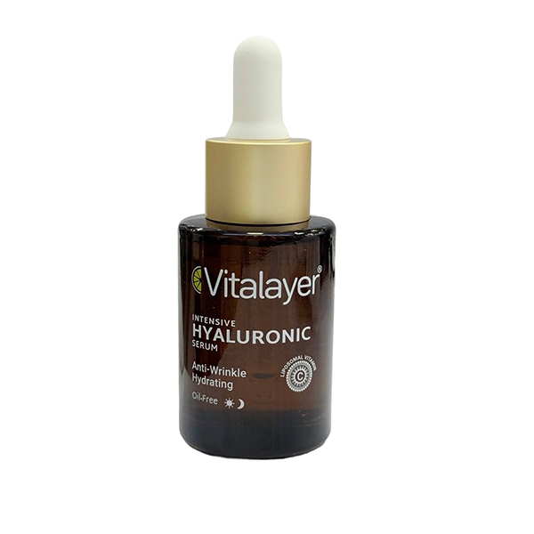 vitalayer-intensive-hyaluronic-serum-30ml سرم هیالورونیک ویتالیر 30 میلیلیتر، آبرسان قوی حاوی هیالورونیک اسید، مناسب انواع پوست برای حفظ رطوبت، افزایش لطافت و شادابی پوست.