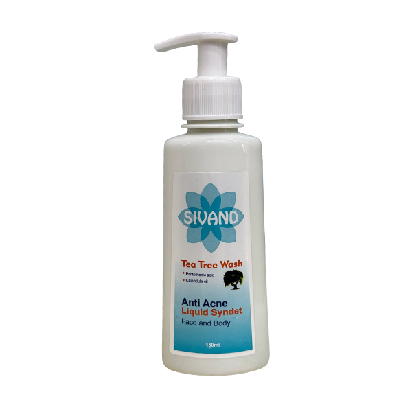 SIVAND-Tea-Tree-Wash-Anti-Acne-Liquid-Syndet-150ml ژل شستشوی ضد جوش سیوند