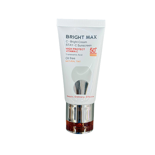 کرم ضد آفتاب ویتامین C برایت مکس Bright Max C-Bright | SPF 50+ با ترانکسامیک اسید و رنگ طبیعی