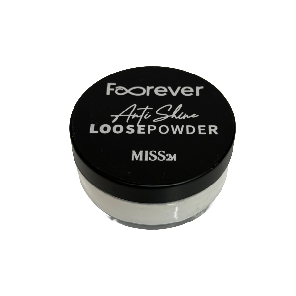 MISSM-Forever-Anti-Shine-Loose-Powder پودر فیکس میس 2 ام مدل Forever Anti Shine برای کاهش برق پوست و تثبیت آرایش